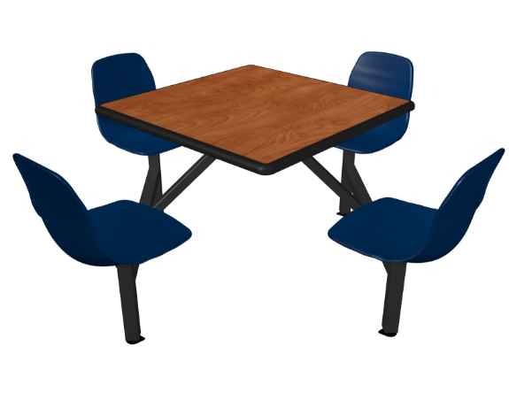 Jupiter 4-Seat Square Unit (Shell Seats)