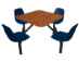 Jupiter 4-Seat Square Unit (Shell Seats) - Ylp-J-Erauqs4-Llehs