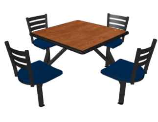 Jupiter 4-Seat Square Unit (Quest Seats)