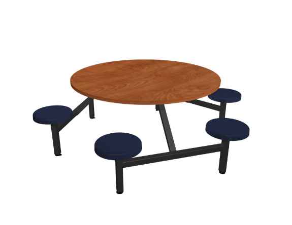 Jupiter 6-Seat Round Unit (Composite Button Seats)