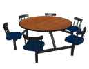 Jupiter 6-Seat Round Unit (Country Seats)