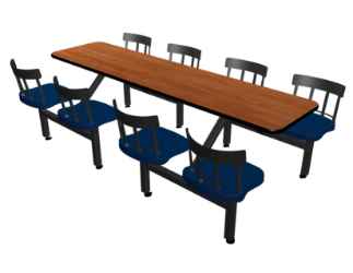 Jupiter 8-Seat Rectangular Unit (Country Seats)