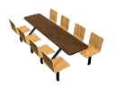 Jupiter 8-Seat Rectangular Unit (Legacy Seats) 