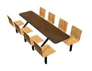 Jupiter 8-Seat Rectangular Unit (Legacy Seats) 