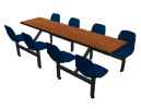 Jupiter 8-Seat Rectangular Unit (Shell Seats)