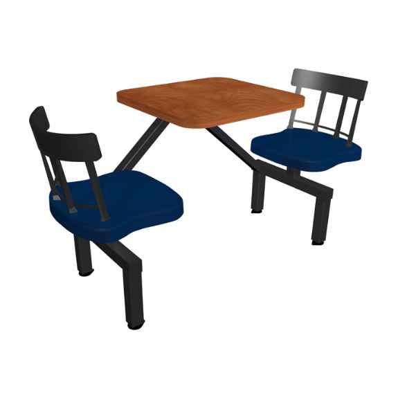 Jupter 2-Seat Wall Unit (Composite Button Seats)