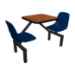 Jupter 2-Seat Wall Unit (Shell Seats) - Ylp-J-Llaw2-Llehs