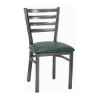 Metal Ladder Back Chair w/Clear Coat