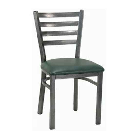 Metal Ladder Back Chair w/Clear Coat
