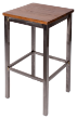 New Castle Stool - Clear Coat