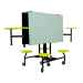 T95 - Configurable Mobile Table with Seating. Perfect for Breakrooms and School Cafeterias! -  HP-T95-XXYYZZ