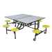 T95 - Configurable Mobile Table with Seating. Perfect for Breakrooms and School Cafeterias! -  HP-T95-XXYYZZ