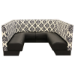Upholstered 1/2 Restaurant Corner Booth - Md-Renrocflah