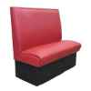 Upholstered Foam Seat Single Booth -42"H 
