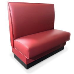 Upholstered Spring Seat Single Booth-36"H