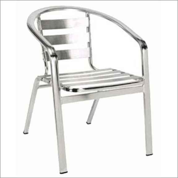 Slat Back Aluminum Restaurant Chair