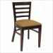 Ladder Back, Upholstered Wood Chair