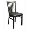 Slat Back Metal Restaurant Chair