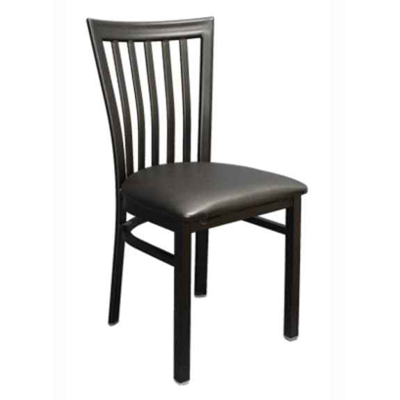Slat Back Metal Restaurant Chair