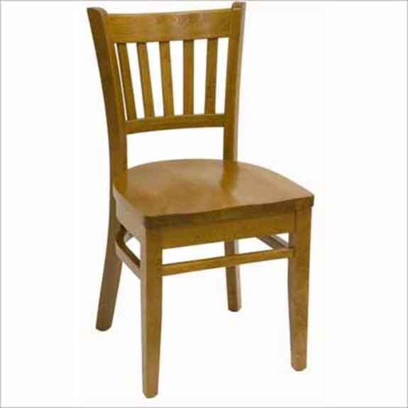 5 Slat Back Wood Chair
