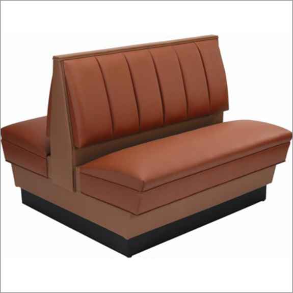 Alex Style Double Upholstered Restaurant Booth