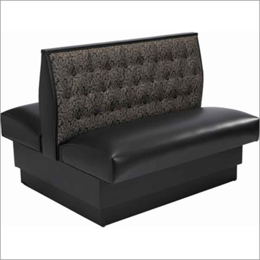 Button Pattern Booth Button Tufted Double Restaurant Booth | Millennium Seating