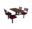 Cebra 4 Seat Island Quest Style Vinyl Edge