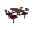 Cebra 4 Seat Wall Quest Style Vinyl Edge