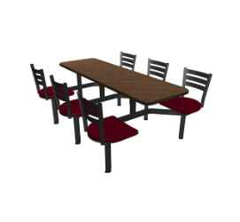 Cebra 6 Seat Wall Quest Style Vinyl Edge