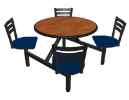 Jupiter 4 Seat Round Quest Style Dur-A-Edge