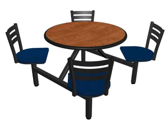 Jupiter 4 Seat Round Quest Style Dur-A-Edge