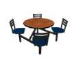 Jupiter 4 Seat Round Quest Style Vinyl Edge