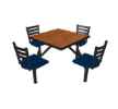Jupiter 4 Seat Square Quest Style Dur-A-Edge