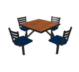 Jupiter 4 Seat Square Quest Style Dur-A-Edge