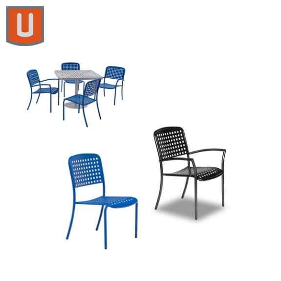 Chair without arms - Large Square Back & Seat Insert