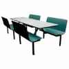 102" Contour Industrial Restaurant Bench