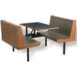 MetroCourt 42-inch Wall Style Contour Booth