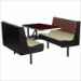 UltraCourt 42-inch Wall Style Contour Booth