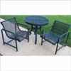 30-inch Round Patio Table - Expanded Metal Mesh