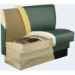 Patriot Plain Back Single Upholstered Restaurant Booth - Quick Ship