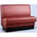 Patriot Plain Back Single Upholstered Restaurant Booth - Quick Ship