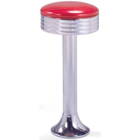 Bolt Down 1950's Soda Fountain Bar Stool