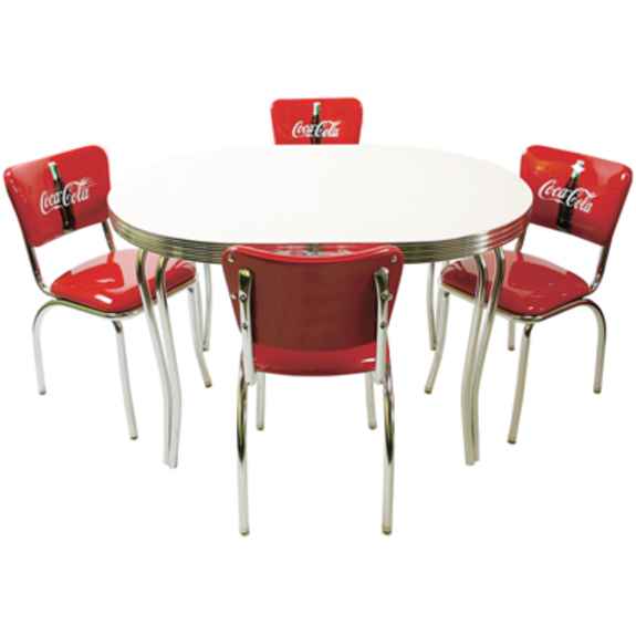 Coke Diner Table & Chairs Set
