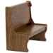 Woodcrest 3 Single Wood Booth - This product is special order, and has minimum quantity requirements. Please call for details.