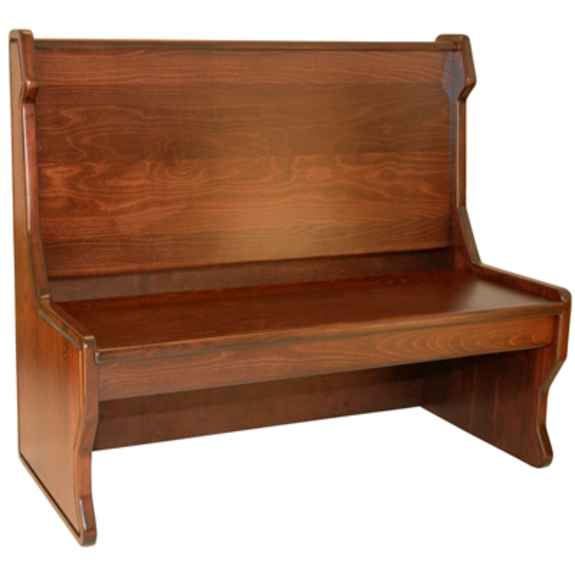 Woodcrest 3 Single Wood Booth - This product is special order, and has minimum quantity requirements. Please call for details.