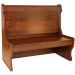 Woodcrest 3 Single Wood Booth - This product is special order, and has minimum quantity requirements. Please call for details.