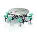 T95 - Configurable Mobile Table with Seating. Perfect for Breakrooms and School Cafeterias! -  HP-T95-XXYYZZ