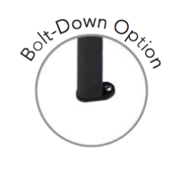 Optional Bolt-Down Foot for Panorama Outdoor Bench