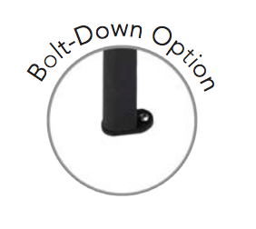 Optional Bolt-Down Foot for Panorama Outdoor Bench