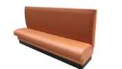 Plain Inside Back Banquette Wall Bench 